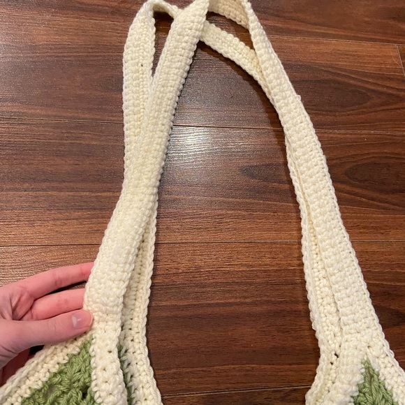 Handmade Large Crochet Bag - Picture 7 of 7